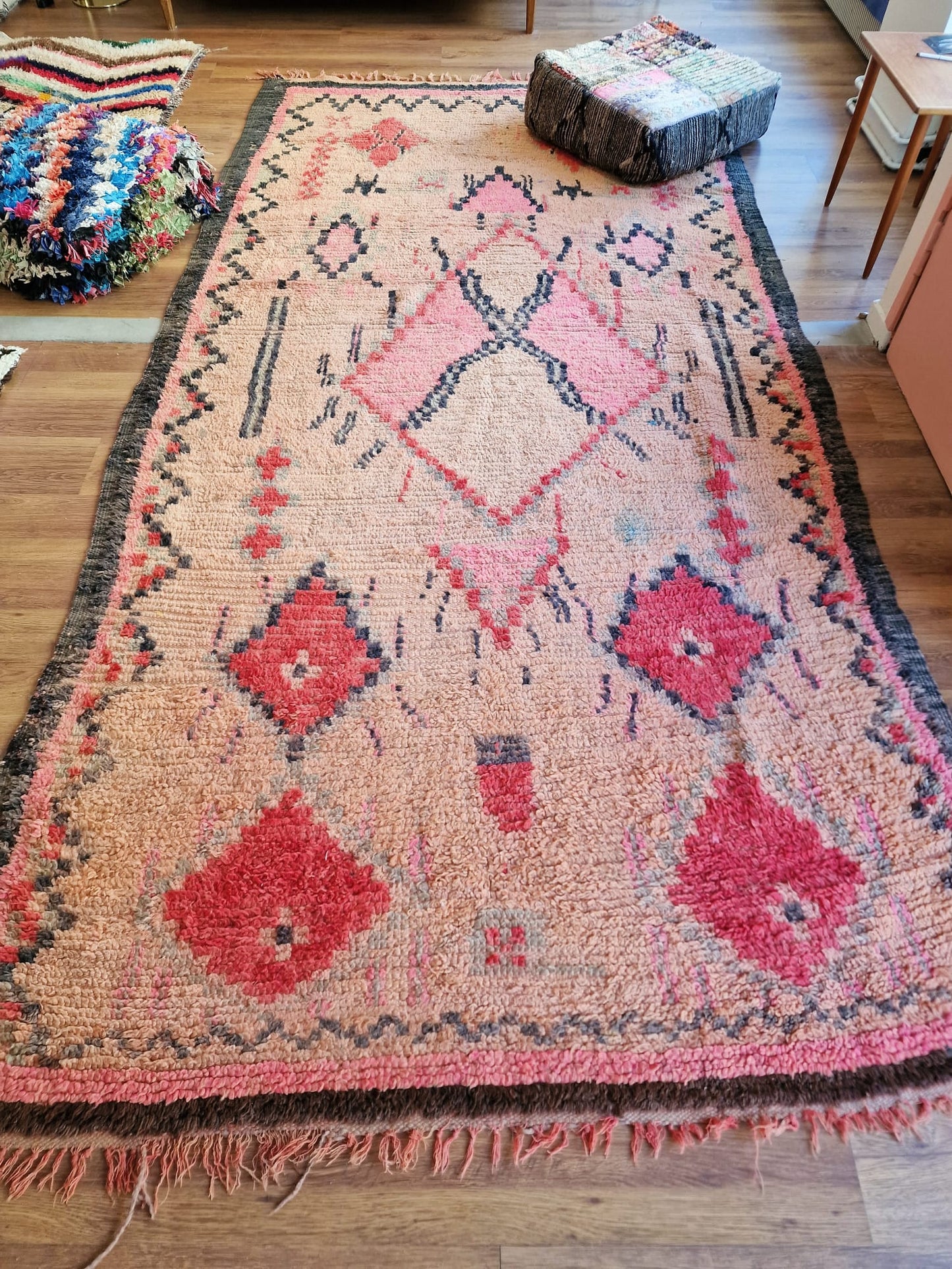 Marokkolainen vintage Boujaad matto 340x165cm