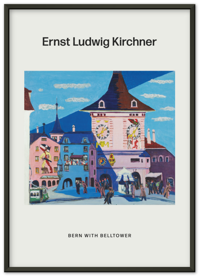 Bern with Belltower (1935) by Ernst Ludwig Kirchner