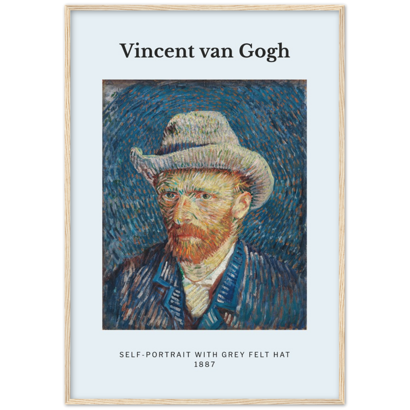 Self-Portrait With Grey Felt Hat (1887) by Vincent van Gogh