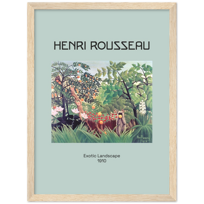Exotic Landscape (1910) by Henri Rousseau