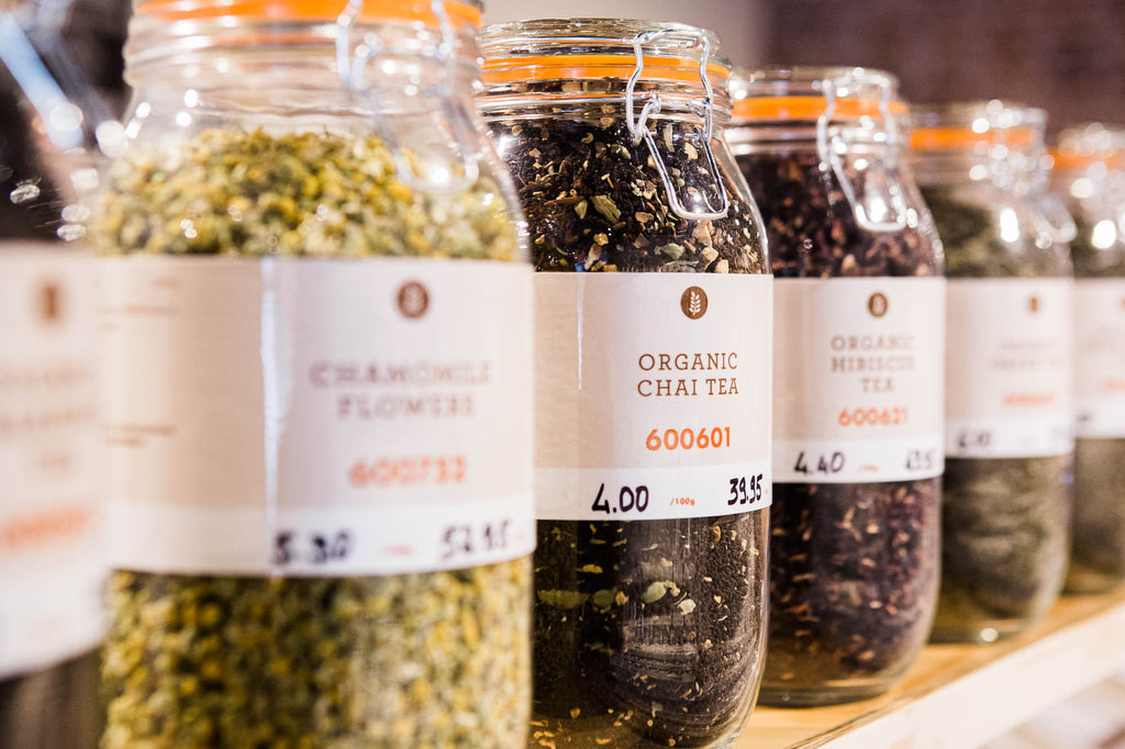 organic tea locally sourced