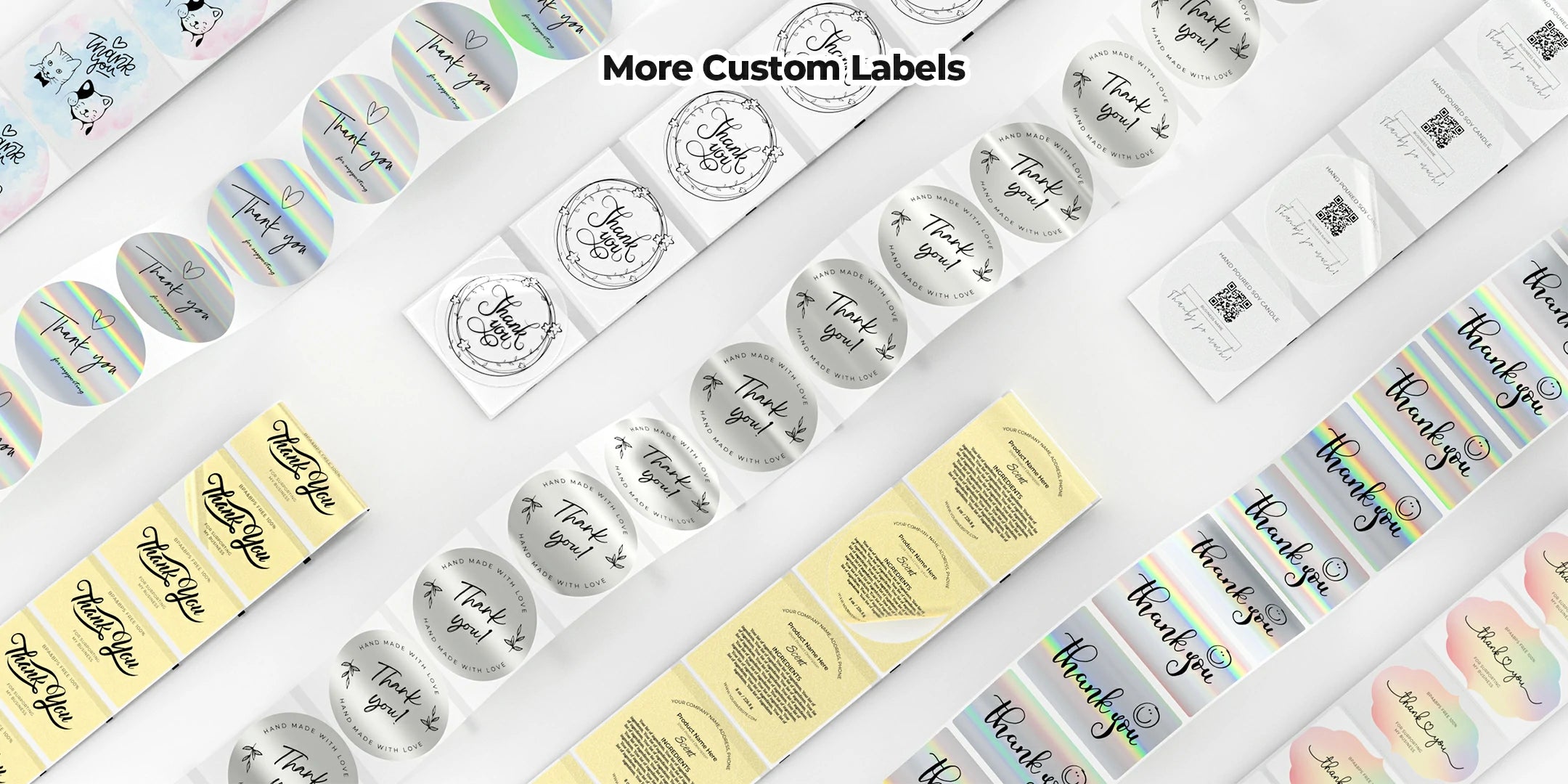 MUNBYN provides various creative personalized thermal labels.