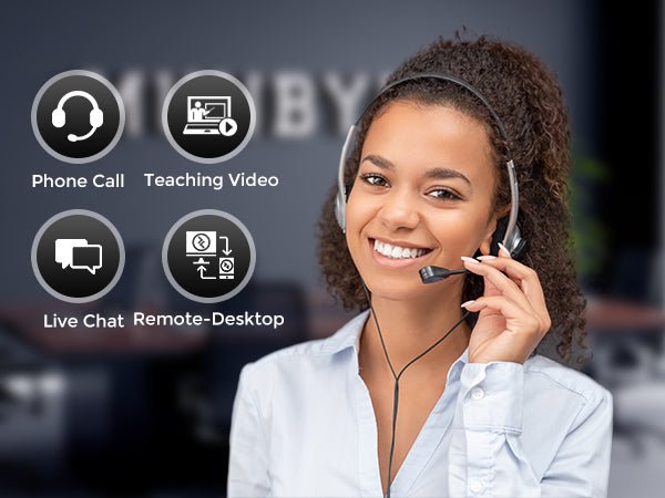 Customers can contact MUNBYN's techinical support through phone, email, or online chat, and receive prompt and satisfactory solutions.