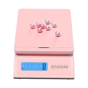  MUNBYN Shipping Scale, Accurate 66lb/0.1oz Postal Scale with  Sweet Pink Style, Hold/Tear/PCS Function, Auto-Off, Battery & AC Adapter,  Back-Lit LCD Display, Digital Scale for Packages and Food : Office Products