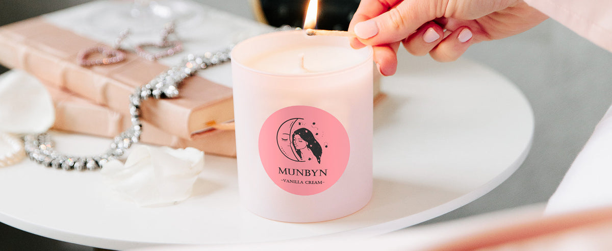 MUNBYN 50mm circle label can be used as a candle label.