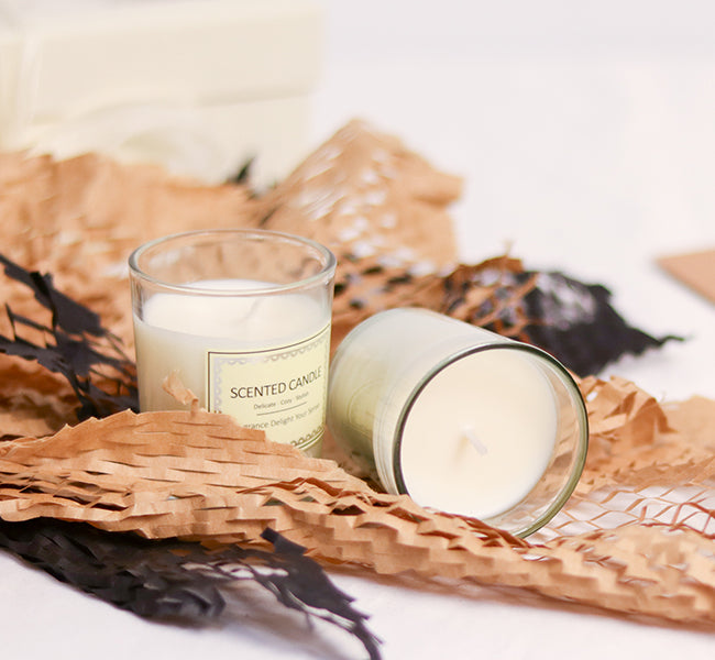 MUNBYN honeycomb paper is a good choice for packaging candles.