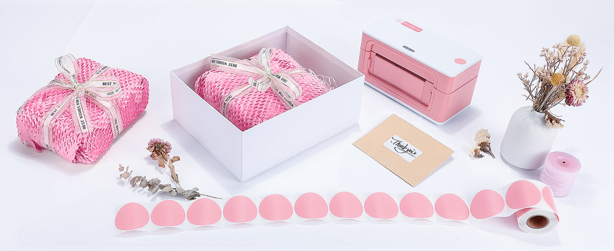 Using MUNBYN pink honeycomb paper can make your products look more professional and well-packaged.