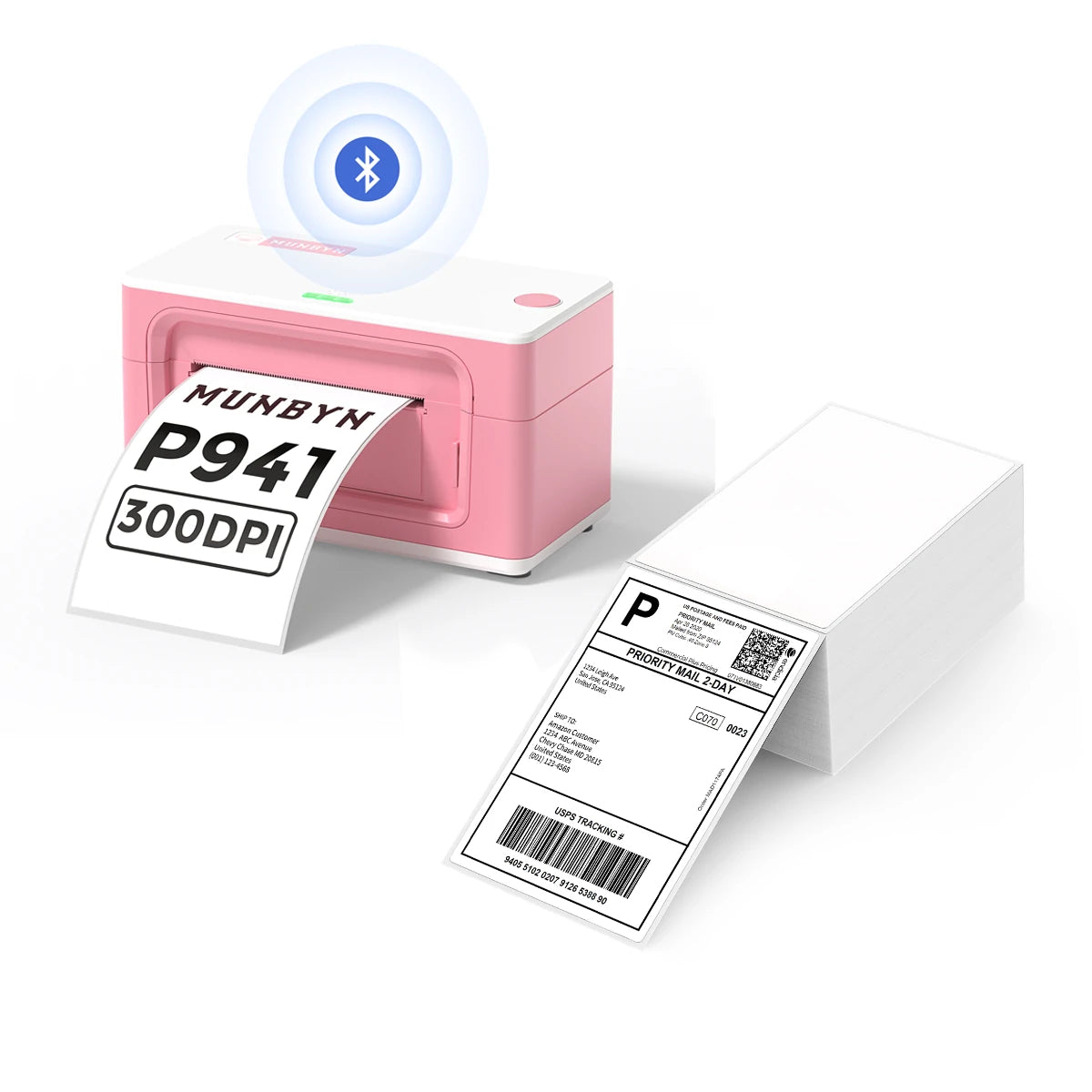 MUNBYN® Bluetooth/USB Shipping Label Printers