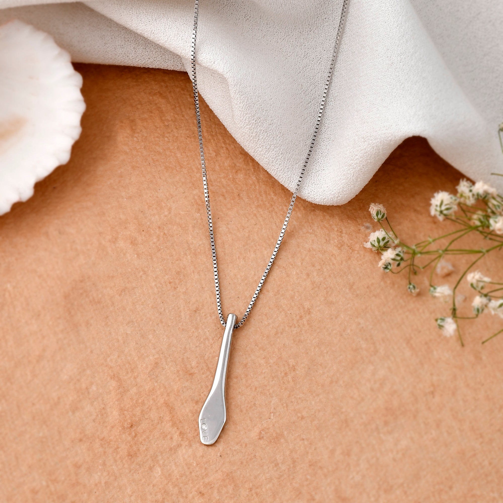 Real silver store pendant necklace