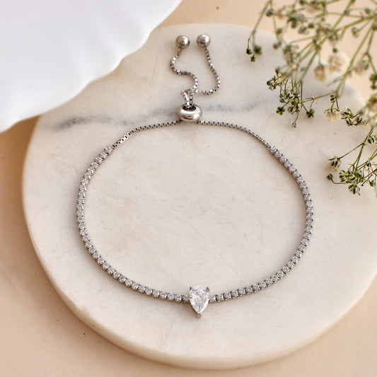 Silver Bracelet for Girls  Stylish and Adorable Silver Bracelets for Young  Fashionistas – NEMICHAND JEWELS