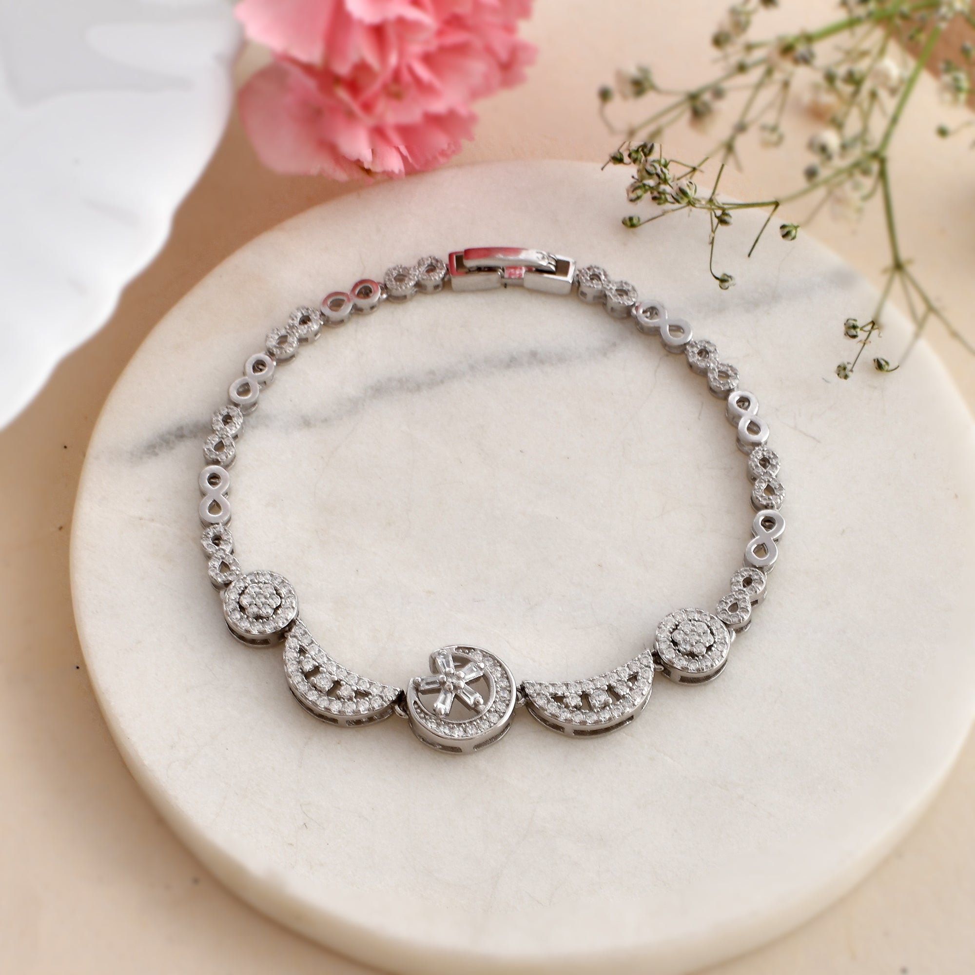 Silver Bracelets For Women - Buy Ladies Silver Bracelets Online at Best  Prices in India | Flipkart.com