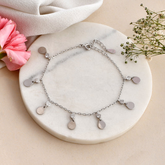 Pearl Bracelet Women Silver  Elegant and Timeless Silver Bracelets with  Pearls – NEMICHAND JEWELS