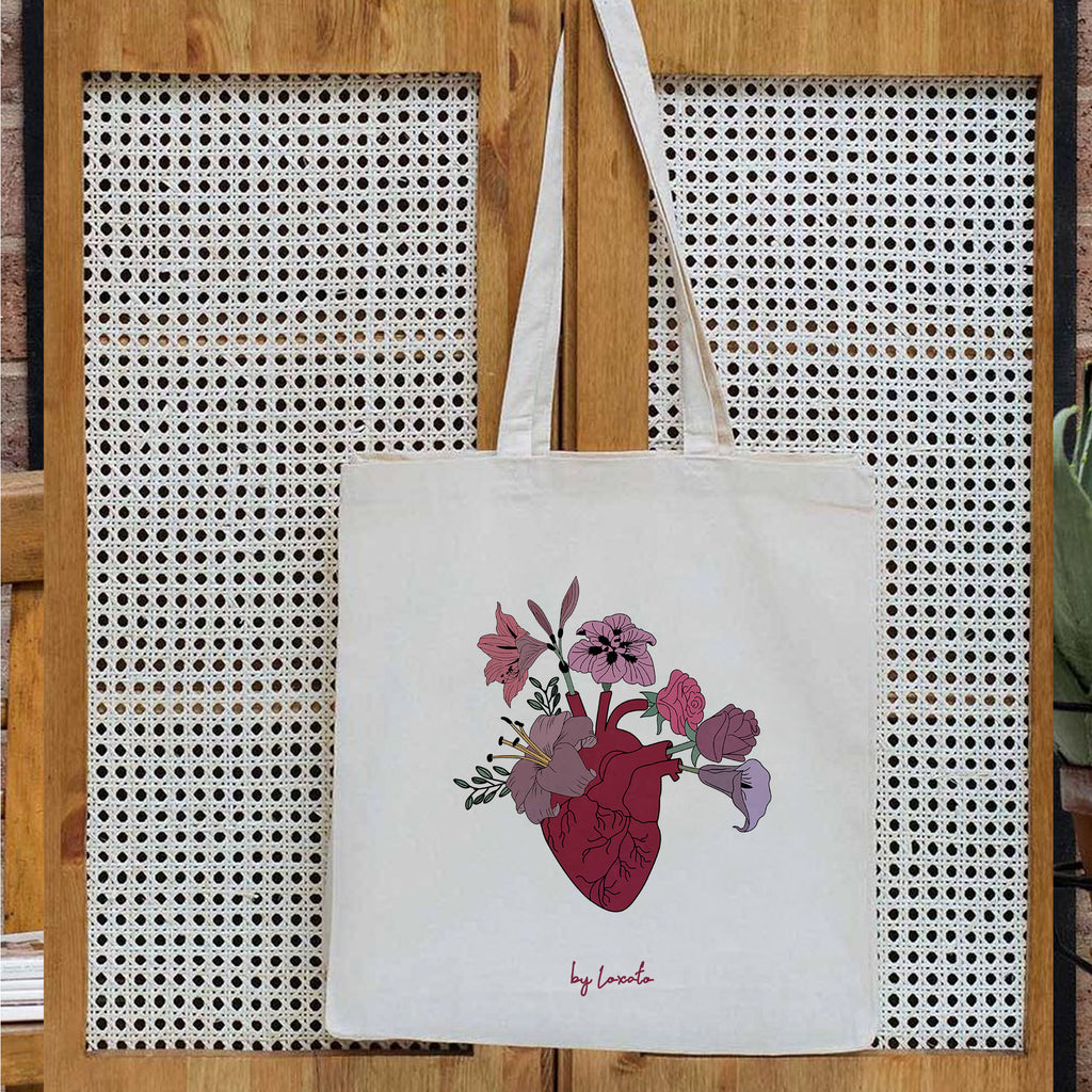 Loxato Bolsas Tela Bonitas y Grandes, Tote Bag, Bandolera Mujer de Algodón  Natural 100% - Bolsas Reutilizables Extra Ancho 8cm Asas Largas 70cm 220  gr/m2 : : Hogar y cocina