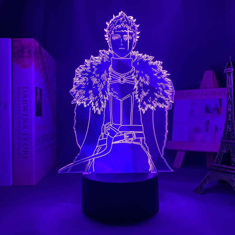 black clover led lamp