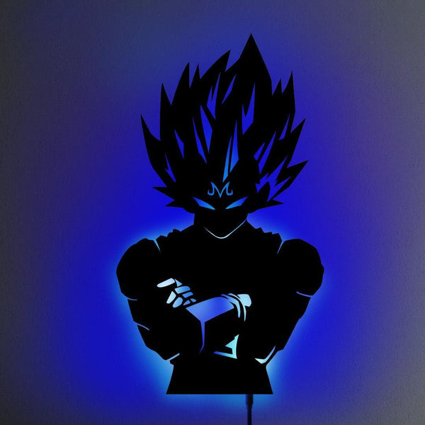 Goku V1 LED Wall Silhouette (DRAGON BALL Z) – Shinedere