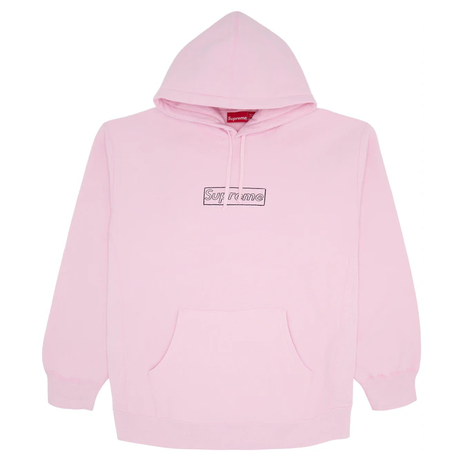 supreme hot pink hoodie