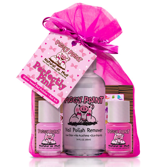 PIGGY PAINT NAIL POLISH GIFT SET - KISSES + WISHES – WrappedRhodeIsland