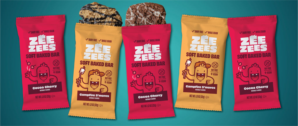 Zee Zees nut-free school safe Snack Bars for sports teams