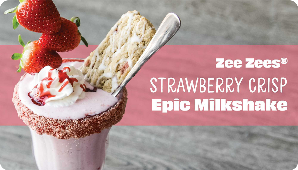 Zee Zees Strawberry Crisp Epic Milkshake