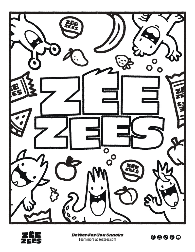 Zee Zees Coloring Sheets Logo
