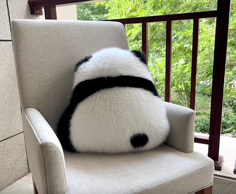 Cute panda hug pillow