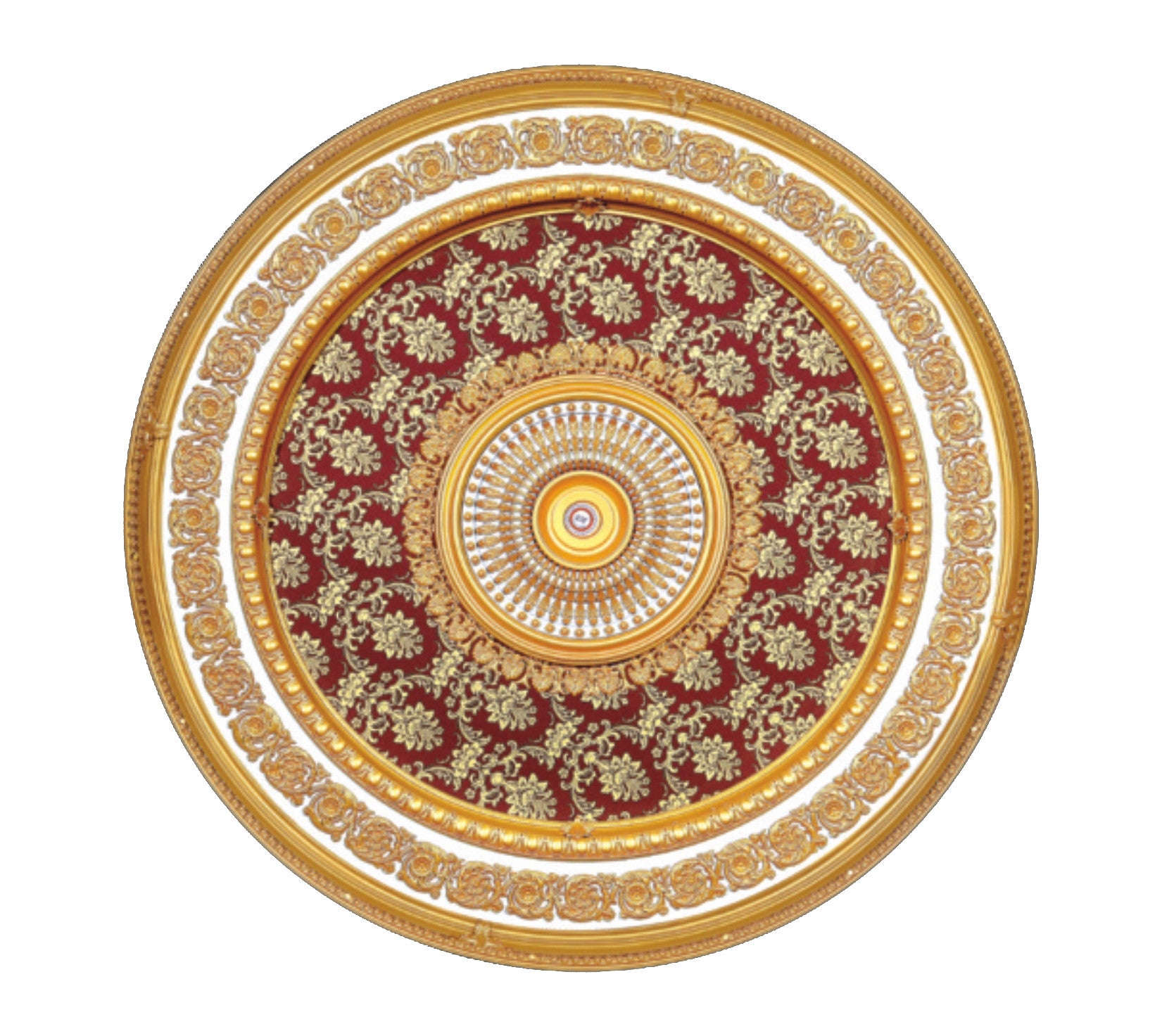 Round Ceiling Medallion #ROUND-2-S-072 - Chandeliers Today