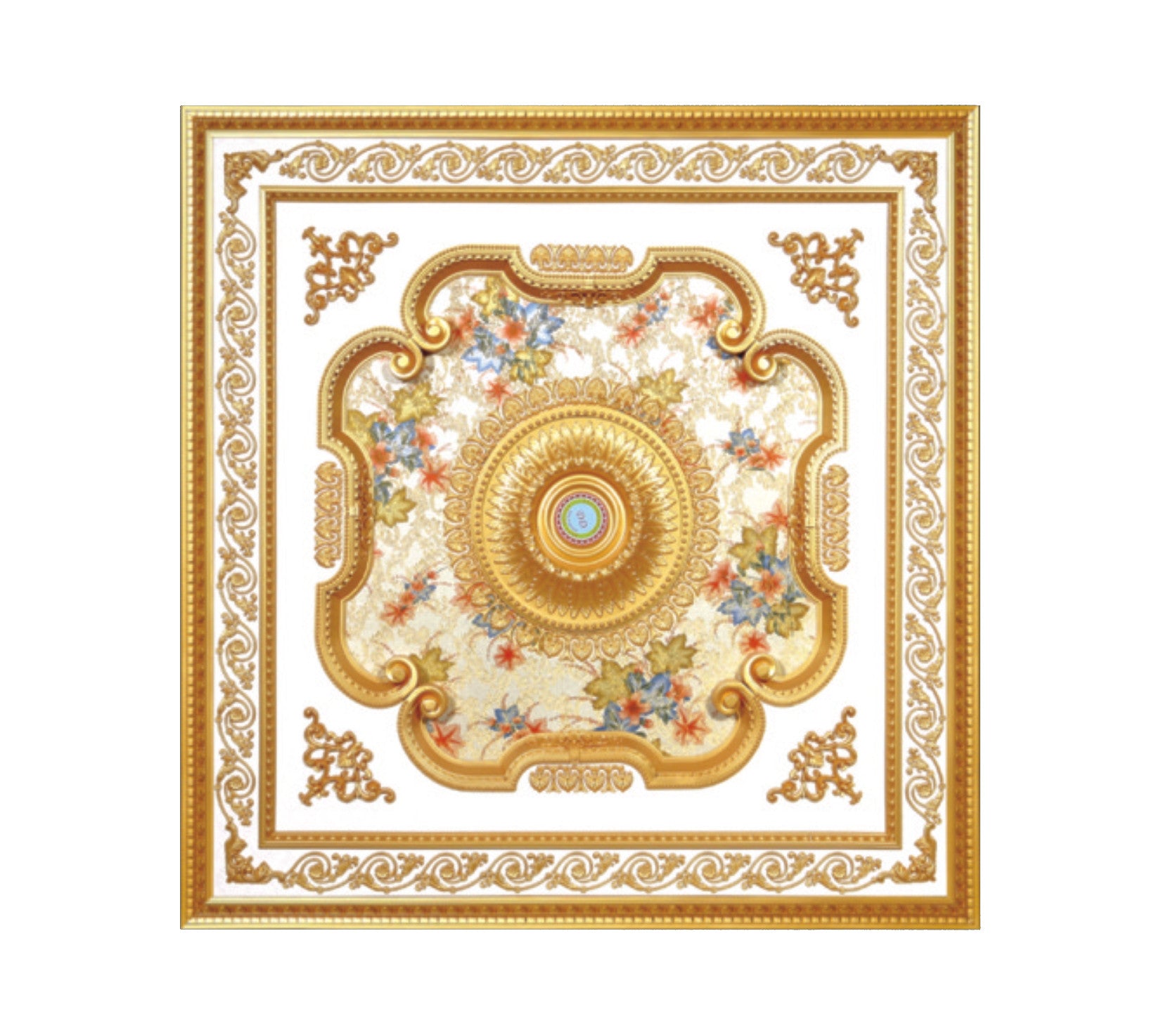 Square Ceiling Medallion Square S 058 Chandeliers Today