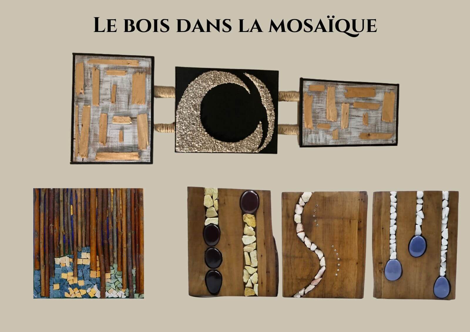 De la biophilie à la mosaïque - le bois