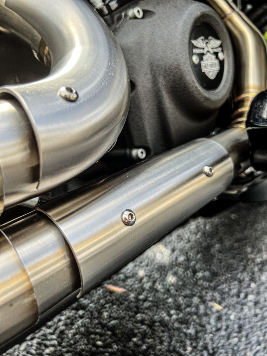 SP CONCEPTS M8 SOFTAIL EXHAUST- BIG BORE 4.5 — Ramjet Racing