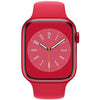Apple Watch Series 8 (2022) GPS 41 mm - Aluminium Rouge - Bracelet sport Rouge