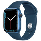 Apple Watch Series 7 (2021) GPS 41 mm - Aluminium Bleu - Bracelet sport Bleu