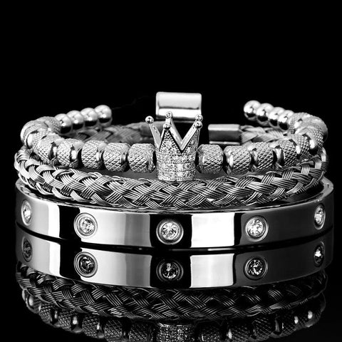 Pulseira Majestic Crown Jewel Bracelet vanguardiamasculina (6)