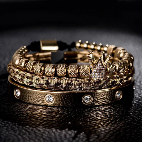 Pulseira Majestic Crown Jewel Bracelet vanguardiamasculina (6)