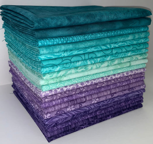 Night & Day Fat Quarter Bundle - 16 Total Fat Quarters –