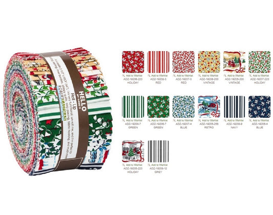 Holiday Flourish-Snow Flower RU-1170-40 Jelly Roll By Robert Kaufman - The  Quilt Shack