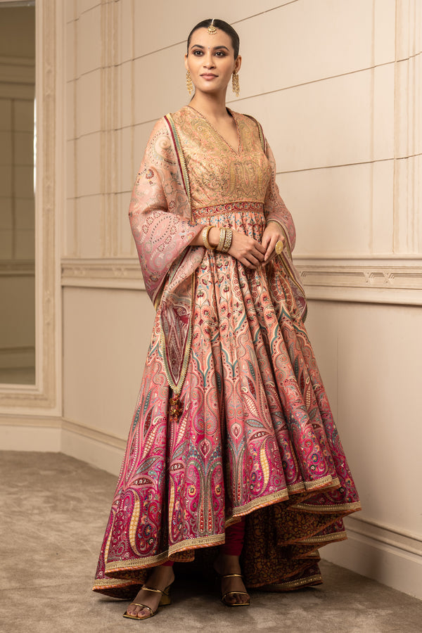 新品 TARUN TAHILIANI シルクワンピース ＸＬサイズ-