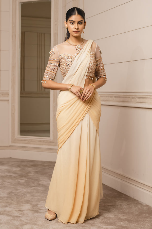 Concept Saree With Embroidered Blouse