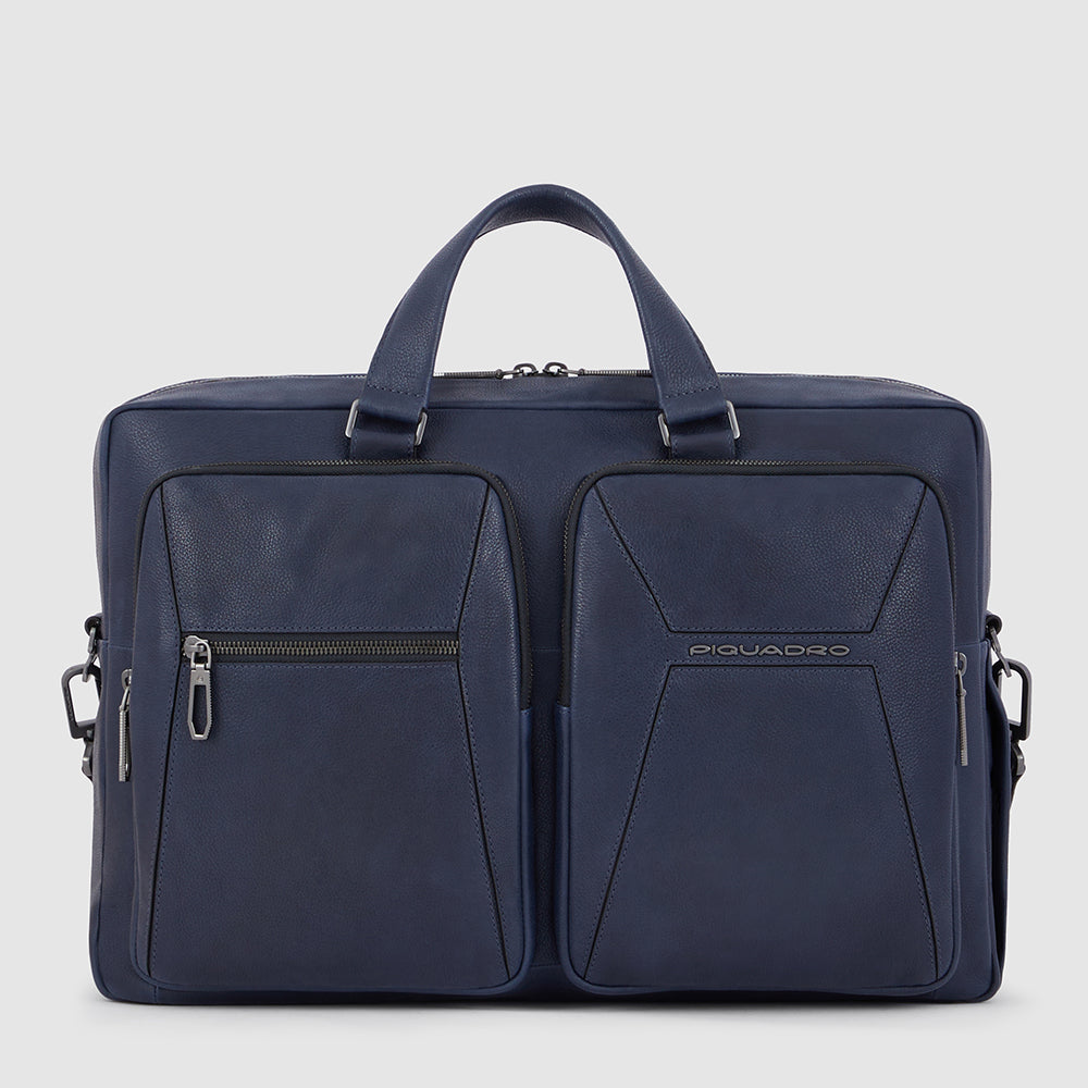 Piquadro Men's Backpack, Blue, 16x40x30 cm W x H India | Ubuy