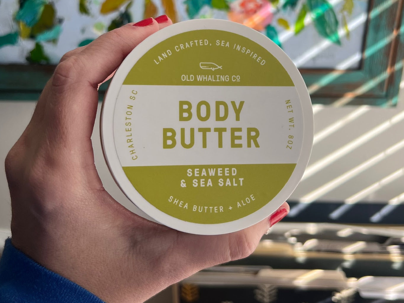 Seaweed and Sea Salt Body Butter with new labels! 
