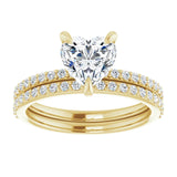 Affordable Engagement Ring and Matching Wedding Band Australia from Jewels of St Leon