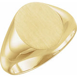 Men's signet ring for a personalised gift for Valentine's Day 2023 from Jewels of St Leon