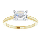 Sqaure Cut Solitaire Engagement Ring from the classic collection made in Australia by Jewels of St Leon Engagement Rings