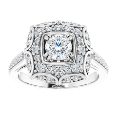 Diamond Art-Deco Engagement Ring from Jewels of St Leon Engagement Rings Australia