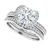 Engagement Ring with matching wedding band from Jewels of St Leon Affordable Engagement Rings Australia
