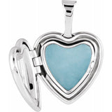 Engravable Heart Locket is the perfect as a Valentine's Day gift available from Jewels of St Leon.