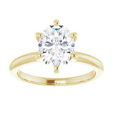Top View - Solitaire 1.91ct Moissanite Engagement Rings from Jewels of St Leon Engagement Rings Australia