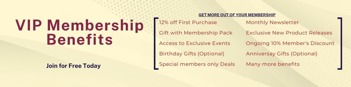 VIP Membership Benefits - Including Introductory offer, and Member discounts