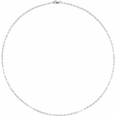 Free Gift Offer* 1.95mm Sterling Silver Flat Elongated Chain