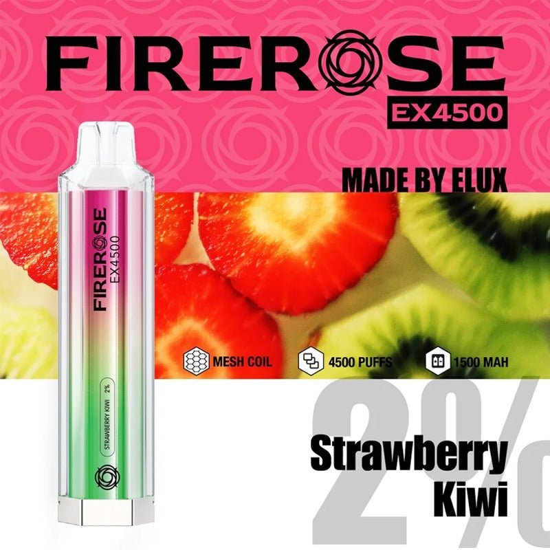 Firerose 4500 Puffs Disposable Vape Box of 10 - Best Vape Wholesale