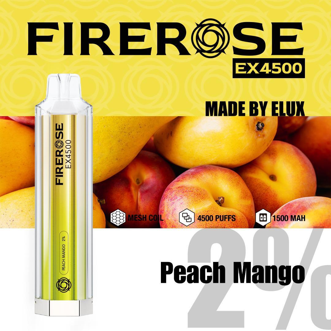 Firerose 4500 Puffs Disposable Vape Box of 10 - Best Vape Wholesale